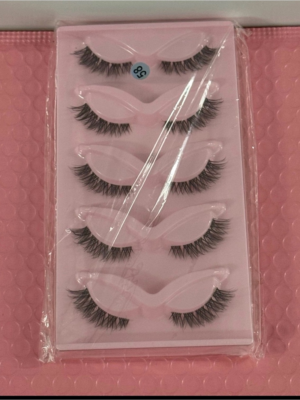 Striped Black False Eyelash Set - Unbranded